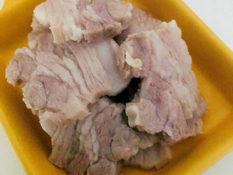 茹で豚バラ肉